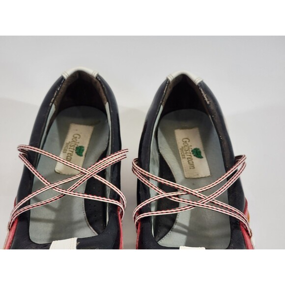 Golfstream Women's Size 10M Mary Jane Leather Fashion Golf Cleats Shoes EUC - Picture 3 of 10